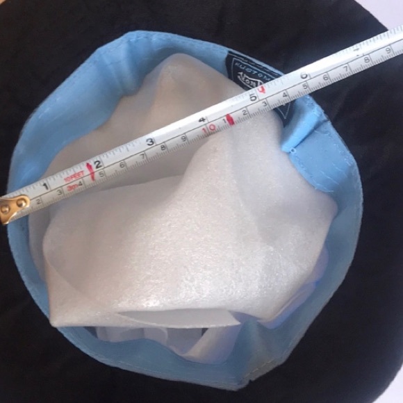 NEW Von Dutch Bucket Fisherman Hat Kids/Youth Sky Blue and Navy Blue, NWOT - Picture 5 of 7